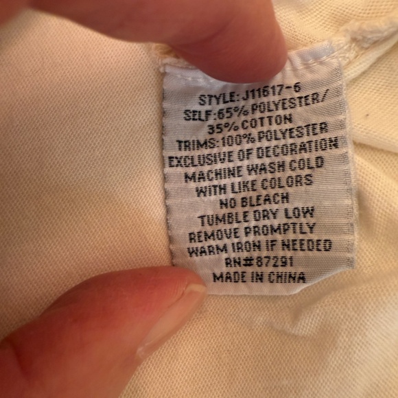 Johnny Was Cap Sleeve V-Neck Knit Top Blue Red Floral & Tribal Embroidery Size L - Picture 13 of 13